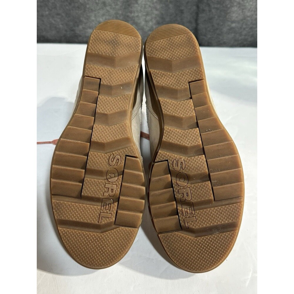 Sorel Women's Sz US 7.5 Evie Sport Lace Bootie NL4902-260 Nova Sand Hidden Wedge - Picture 10 of 11